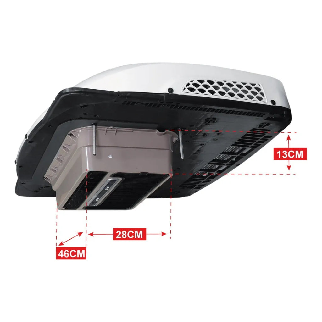 Ar Condicionado Hent Inverter 12v Elétrico Teto Caminhão