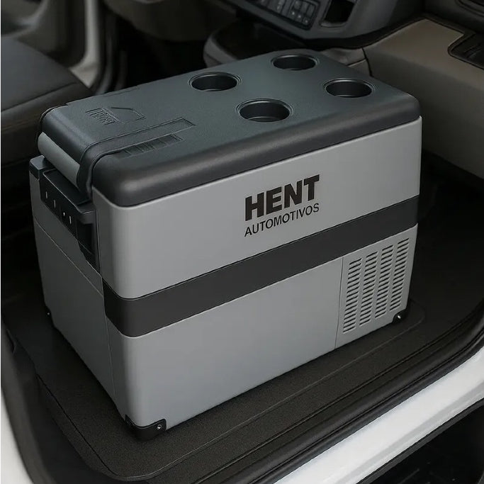 Geladeira Quadrivolt Portátil Para Caminhão Van 42 Litros Hent Automotivos