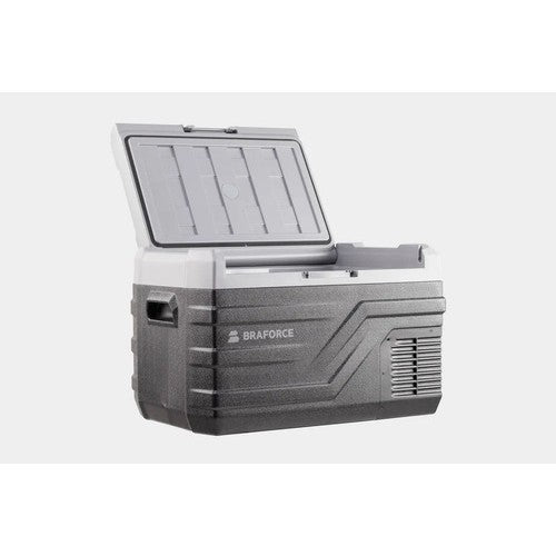 Geladeira Portátil Braforce 30l Quadrivolt Compressor Bluetooth Caminhão Trator Motorhome 12v 24v
