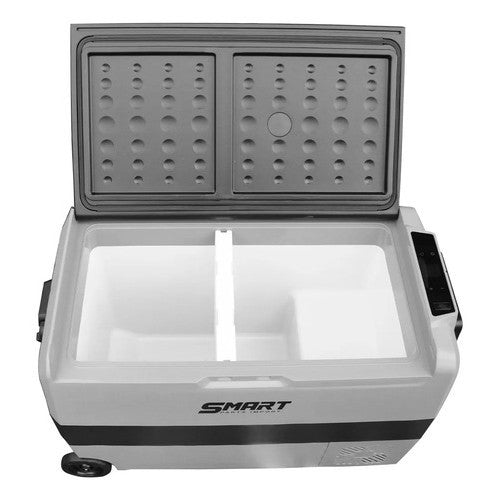 Geladeira Portátil 50l Quadrivolt Com Rodas Dual Zone 12/24v Quadrivolt