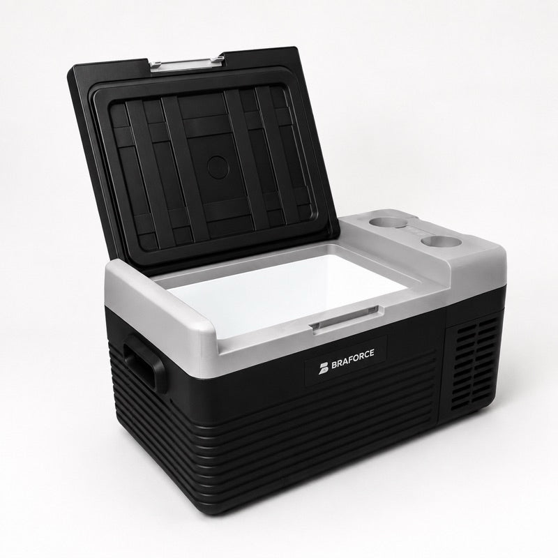 Geladeira Automotiva Portátil Braforce 15 Litros Bluetooth Freezer Camping Pesca Quadrivolt