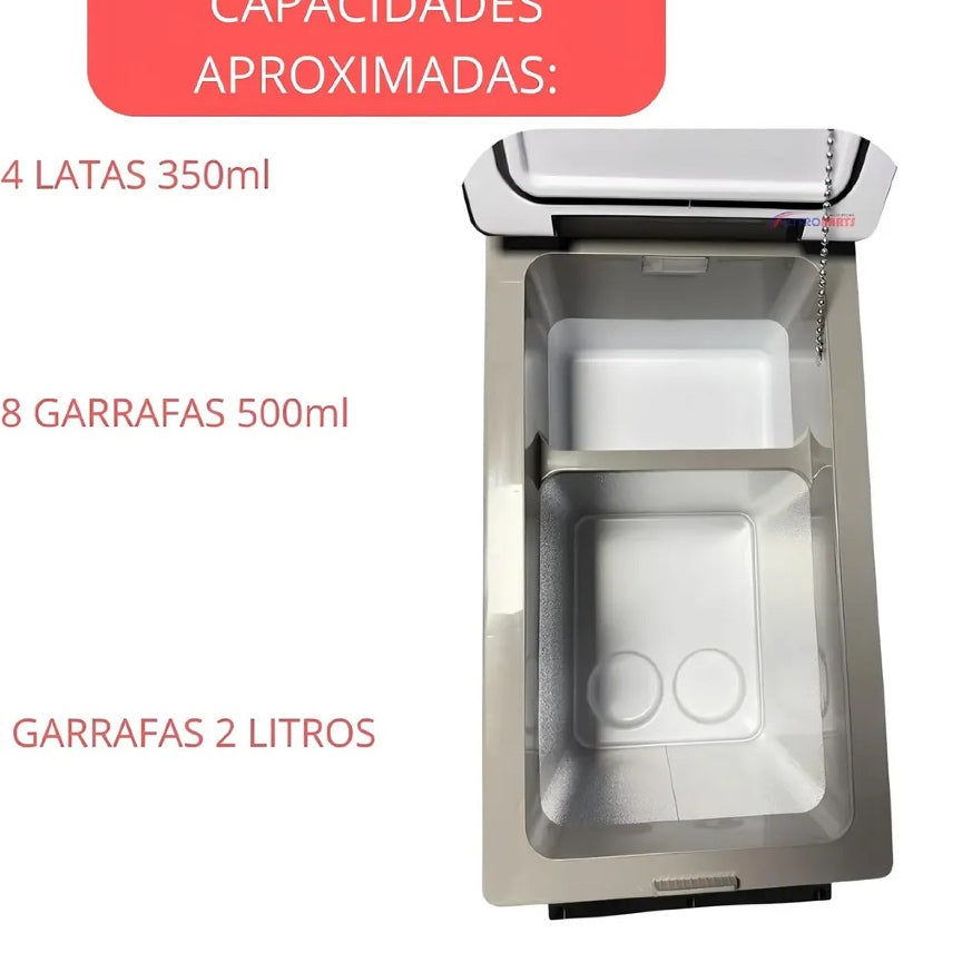 Geladeira Quadrivolt Portátil Para Caminhão Van 42 Litros Hent Automotivos