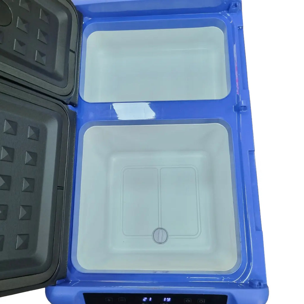 Geladeira Portátil 35 Litros Dual Zone Duas Portas - Caminhão Ônibus Van MotorHome