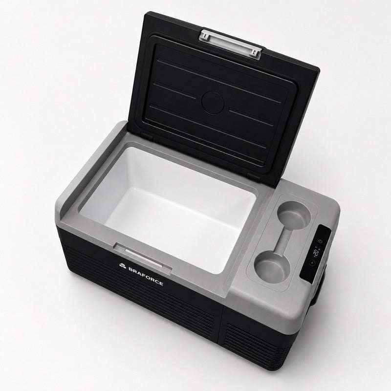Geladeira Automotiva Portátil Braforce 15 Litros Bluetooth Freezer Camping Pesca Quadrivolt