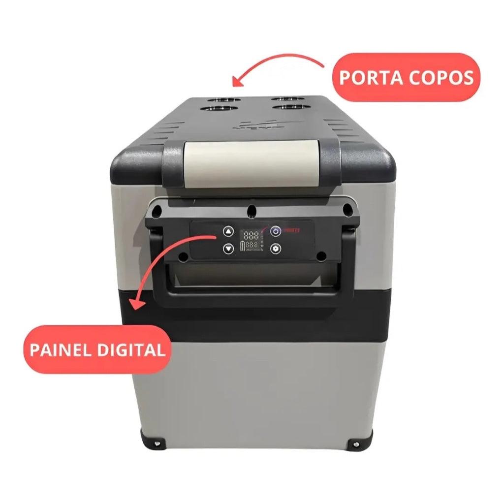 Geladeira Quadrivolt Portátil Para Caminhão Van 42 Litros Hent Automotivos