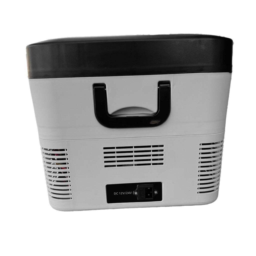 Geladeira Automotiva Portátil 18L Quadrivolt Carro Caminhão Ônibus Barco Camping 110v/220v 12v/24v Cor Branco