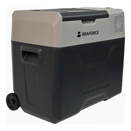 Geladeira Automotiva Portátil 50 Litros Compressor Caminhão Van Motorhome Camping Quadrivolt