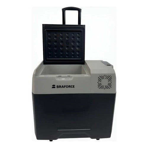 Geladeira Automotiva Portátil 50 Litros Compressor Caminhão Van Motorhome Camping Quadrivolt