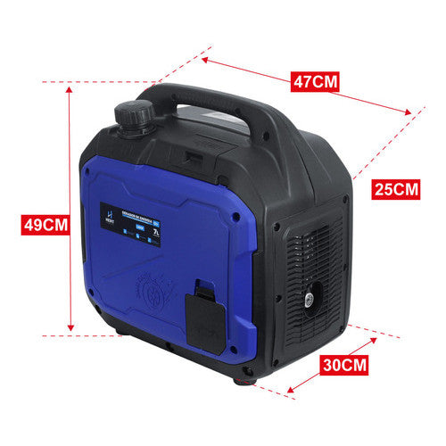 Gerador Automotivo De Energia Portátil 12v Motorhome 1100w