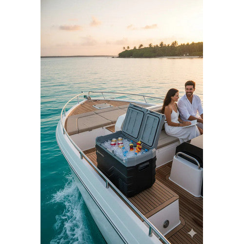 Geladeira Portátil Dual Zone 45 Litros Carro Caminhão Barco