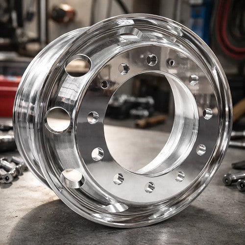 Roda De Alumínio Forjada 22,5x8,25 10 Furos Sem Câmara