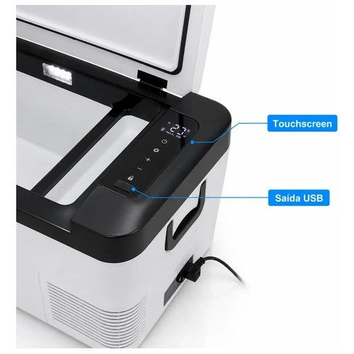 Geladeira Portátil 18l Hent Automotiva 12/24v Linha Pesada Quadrivolt