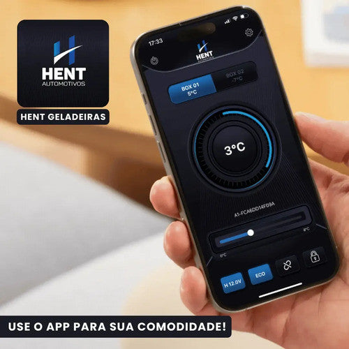 Geladeira Portátil 18l Hent Automotiva 12/24v Linha Pesada Quadrivolt