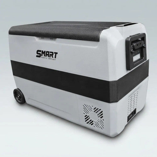 Geladeira Portátil 50l Quadrivolt Com Rodas Dual Zone 12/24v Quadrivolt