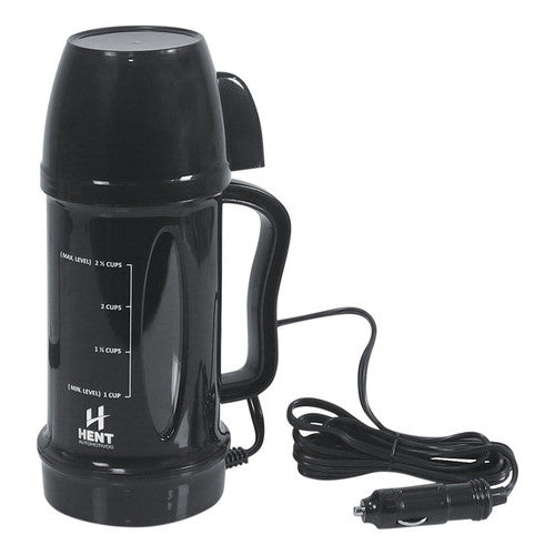 Chaleira Elétrica Automotivo 12v Portátil Motorhome Carro Preto 12v